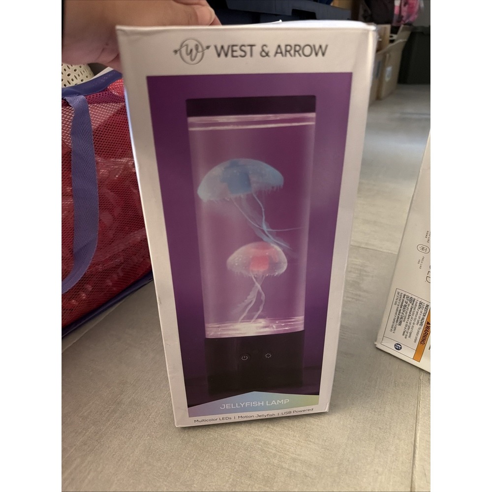 West & Arrow Jellyfish Lamp Multicolor LED USB-Powered Motion Jellyfish
